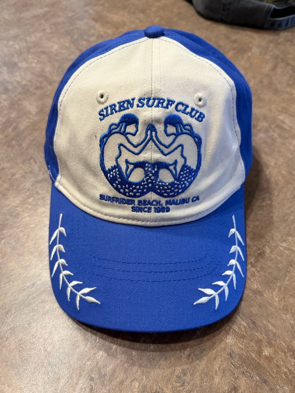 Coney Island Picnic - Siren Surf Club Blue & Cream Baseball Cap